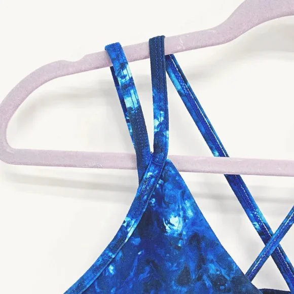 Glyder Strappy Patterned Sports Bra - Picture 3 of 9